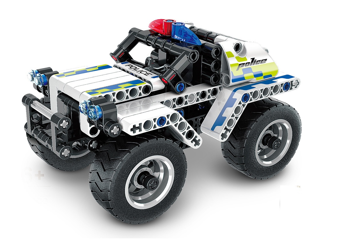 XTech Bricks Pull Back Police Car 199 pcs