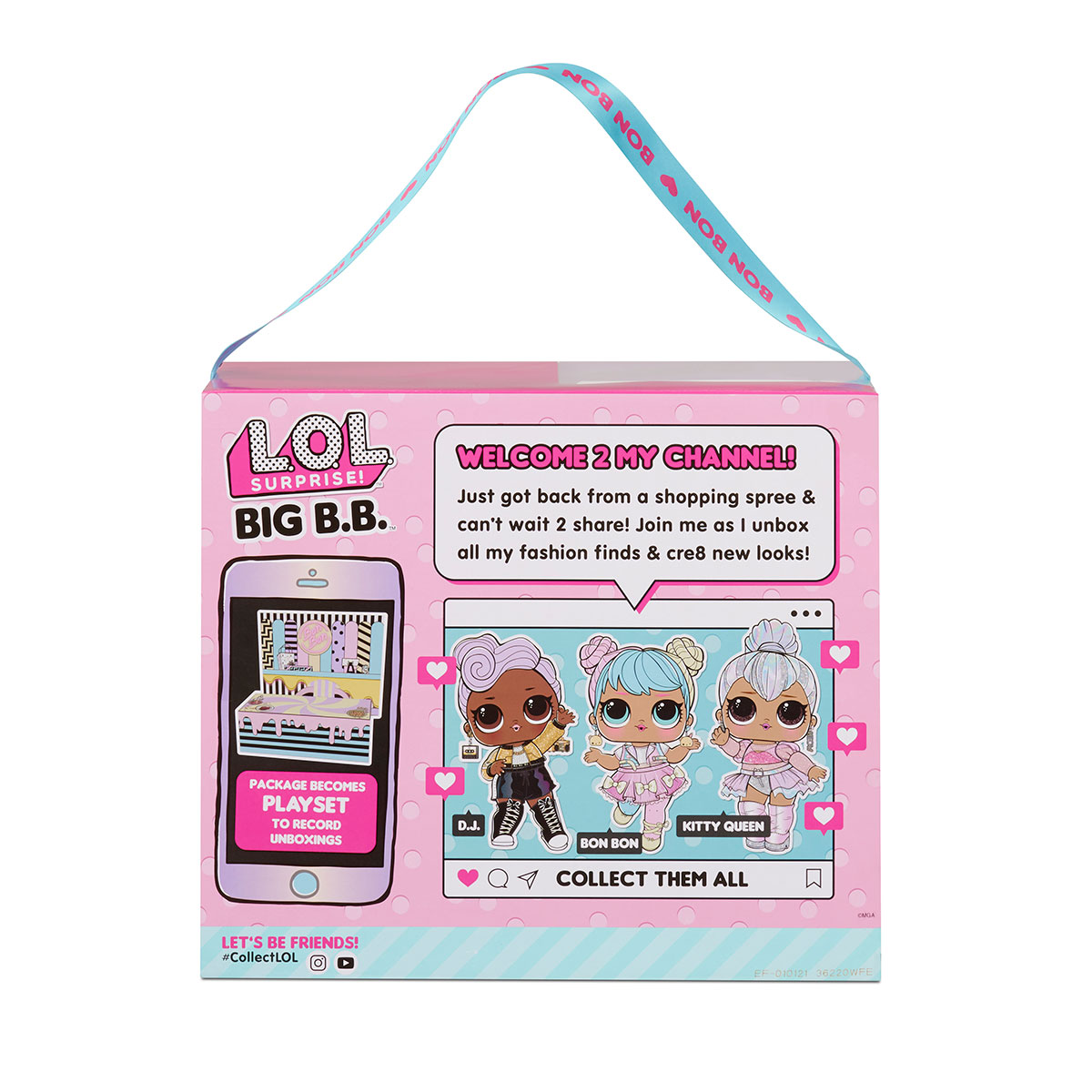 Set Cu Mega Papusa L.O.L. Surprise! Seria Big B.B.Doll Bon Bon